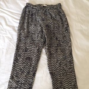 Isabel Marant Tapered Silk Pants